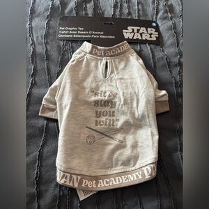 NWT Disney Star Wars dog shirt - S